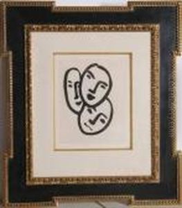 Trois Tetes. A L'amite (d. 824) by Henri Matisse
