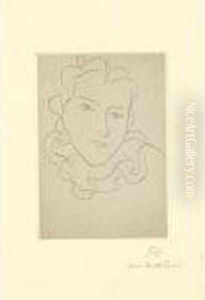 Etude - Visage Et Collerette (d. 256) - view 1