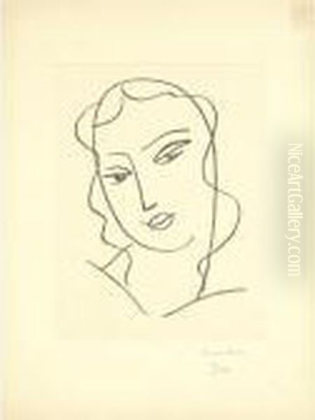 Etude Pour La Vierge "tete Voilee" (d. 641) - view 1