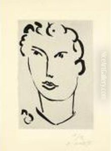 Garcon Aux Cheveux Boucles (d. 774) by Henri Matisse
