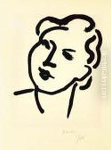 Nadia Au Visage Rond (d. 808) by Henri Matisse