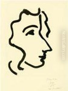 Nadia Au Profil Aigu (d. 810) by Henri Matisse