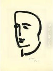 Jeune Etudiant De Profil (d. 823) by Henri Matisse