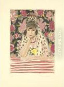 Espagnole A La Mantille (d. Ii; Ginestet &amp;amp; Pouillon E 645) by Henri Matisse
