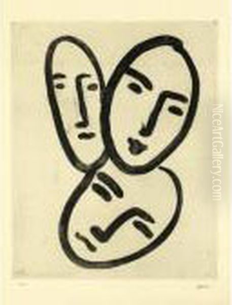 Trois Tetes. A L'amitie (d. 824) - view 1