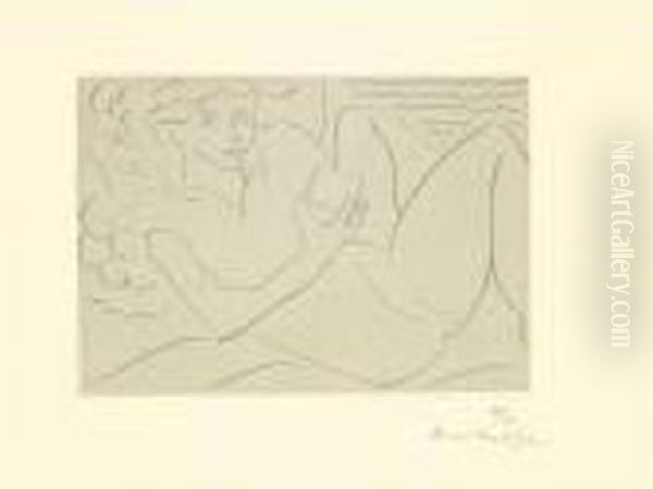 Figure Reposant Sur Un Coussin En Forme De Petales - view 1