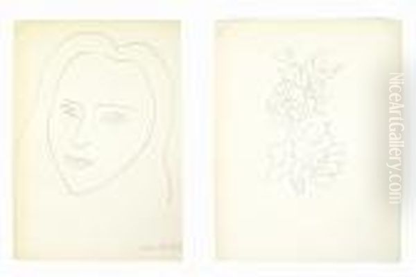 A La Memoire De Angela Lamotte; Untitled (female Portrait) - view 1