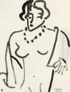 Femme Au Collier De Perles by Henri Matisse