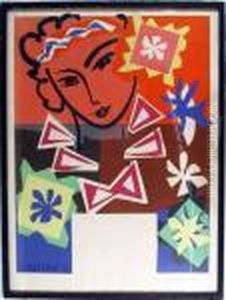 Title: Madame De Pompadour
Year: 1951 by Henri Matisse