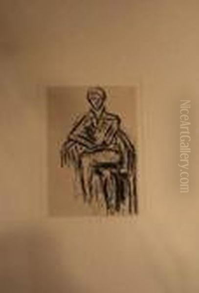 Josette Gris - Figure Dans Un Fauteuil. 1915. - view 1