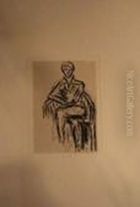 Josette Gris - Figure Dans Un Fauteuil. 1915. by Henri Matisse