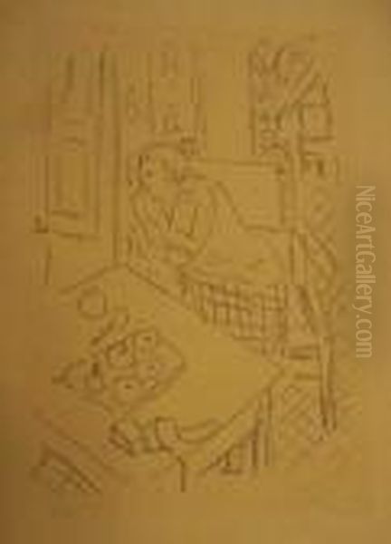 Figure Dans Un Interieur. 1925. - view 1