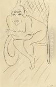 Nu Au Rocking Chair (duthuit 410) by Henri Matisse
