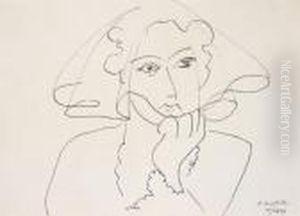 Femme A La Voilette by Henri Matisse