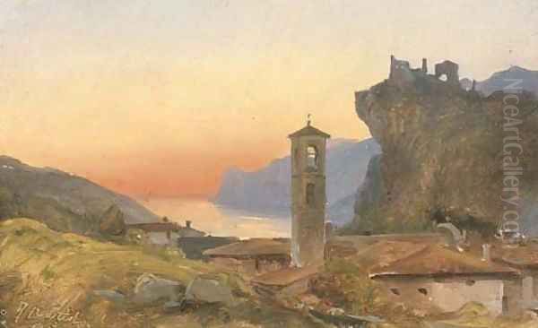 A view of Nago at sunset - view 1