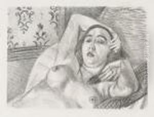 Le Repos Du Modele (duthuit-matisse 416) by Henri Matisse