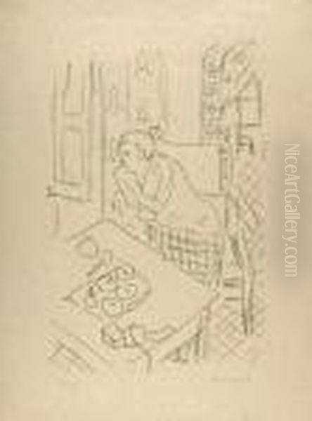 Figure Dans Un Interieur. - view 1