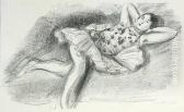 Danseuse Endormi Au Divan - view 1