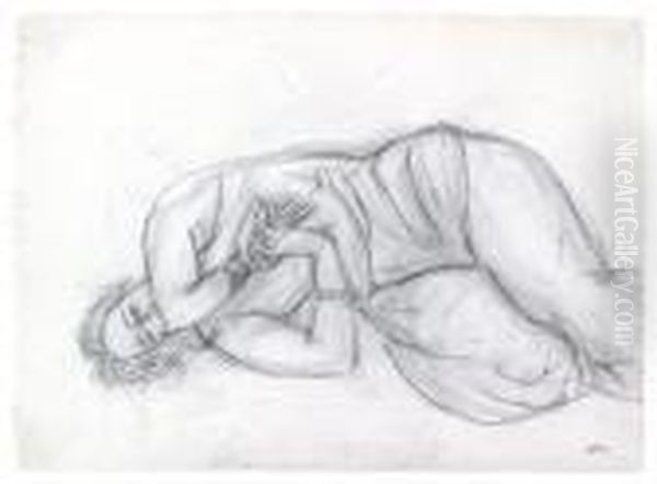 Une Femme, Les Mains Jointes - view 1