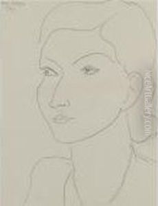 Portrait De Mademoiselle Jacqueline Leriche by Henri Matisse