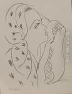 Untitled - Portrait Of A Young Woman by Henri Matisse