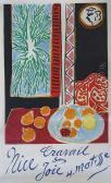 "nice, Travail & Joie".
1948. Lithograph After A Painting Of 1947. - Minimally Creased.
Miniammly Stained. 2 Very Small Tears - view 1