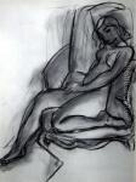 Nude On Chair - view 1
