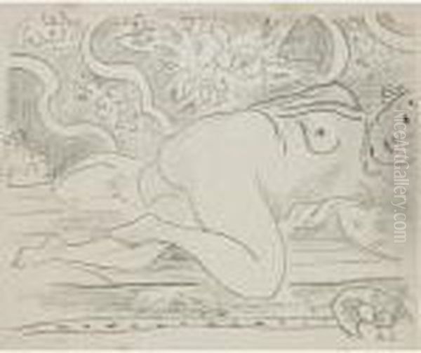 Nu Couche A La Coupe De Fruits (d. 475) - view 1