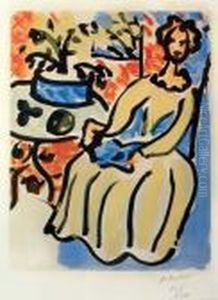 Marie-josa En Robe Jaune by Henri Matisse