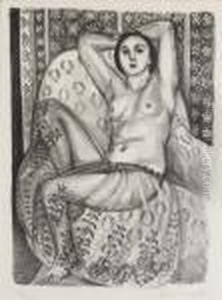 Odalisque Assise A La Jupe De Tulle - view 1