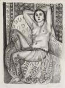 Odalisque Assise A La Jupe De Tulle by Henri Matisse
