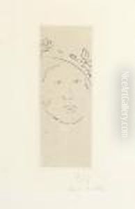 Loulou Masque - Chapeau Fleuri by Henri Matisse