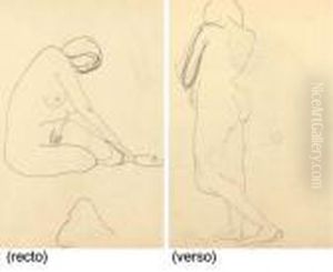 Femme Nue Assis ( Femme Nue Assis (