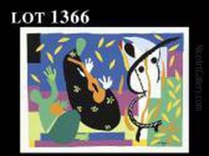 Tristesse Du Roi(estamp) by Henri Matisse