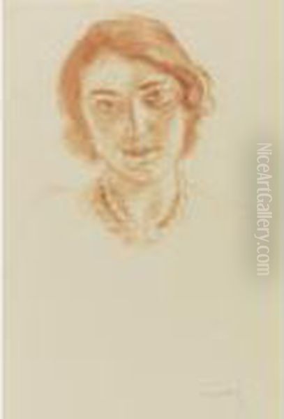 Femme Au Collier De Perles - view 1