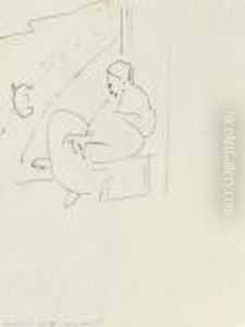 Arabe Pensif, Tanger by Henri Matisse