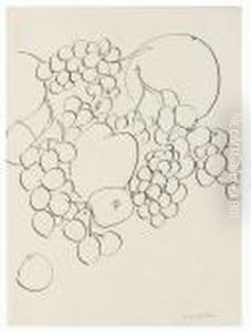Nature Morte Aux Peches Et Raisin by Henri Matisse