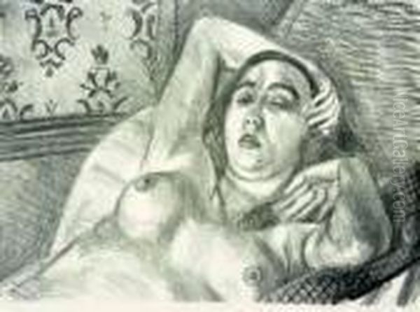 Le Repos Du Modele, Circa 1922 - view 1