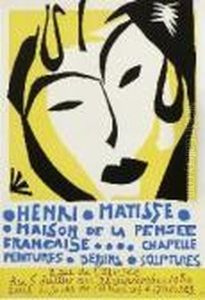 Peinture - Dessin - Sculpture. Ausstellungsplakat. 1950 by Henri Matisse