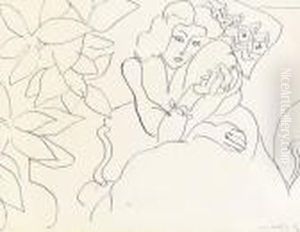 Femme Et Fleurs by Henri Matisse