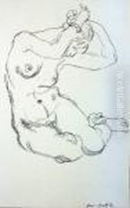 Knieender Frauenakt - Nu by Henri Matisse