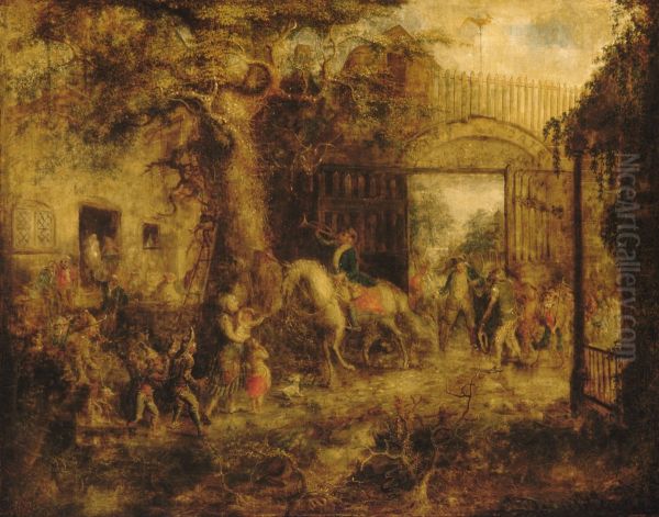 The Vigilant Stuyvesant's Wall Street Gate - view 1