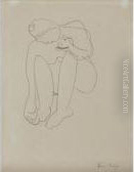 Femme Nue Assise - view 1