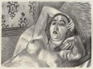 Le Repos Du Modele (duthuit 416) by Henri Matisse