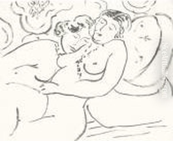 Property From A Private European Collection
Deux Odalisques - view 1