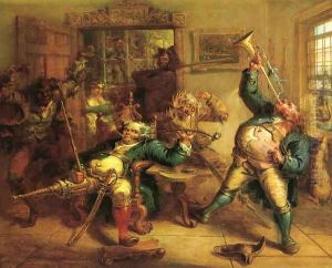 Antony Van Corlear Brought Into the Presence of Peter Stuyvesant by John Quidor