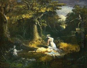 Leatherstocking's Rescue I by John Quidor