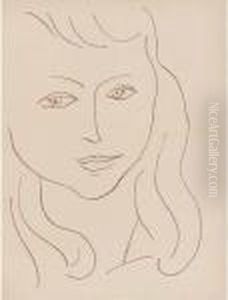 One Plate, From Visages by Henri Matisse