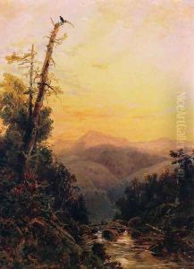 Sunset in the Catskills by Arthur Quartley