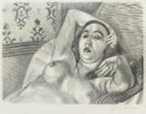 Le Repos Du Modele (duthuit 416) by Henri Matisse